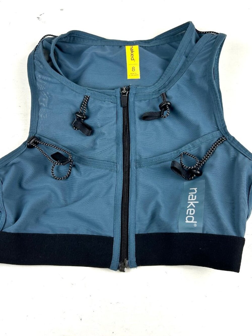 Naked HC Running Vest Size 8 Slate Blue Hydration High Capacity Race Vest